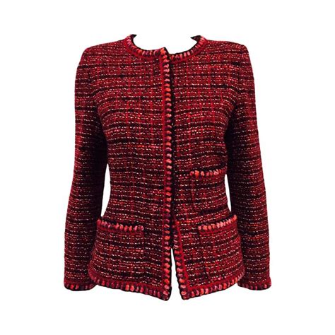 chanel tweed jacket red|chanel tweed jacket review.